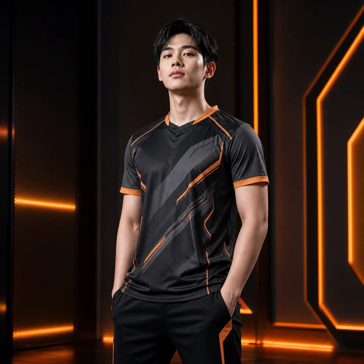 Áo Gaming X24-GM-406 Đen, Tím
