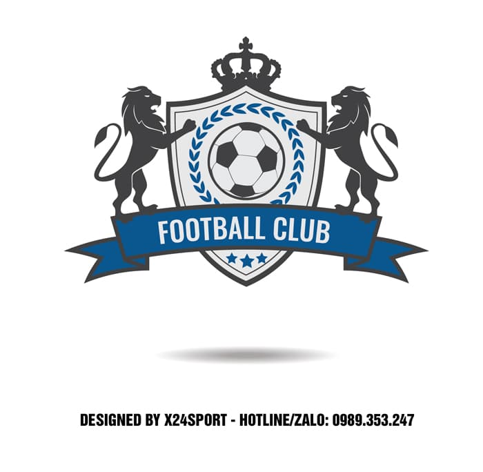 Logo Bóng Đá Hình Sư Tử Cực Chất